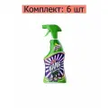 Комплект 6 шт, Средство для чистки плит, духовок 750 мл, CILLIT BANG Антижир + Сияние, распылитель