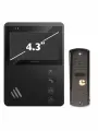 Комплект видеодомофона Skybeam 94402FA+ 94201- 600TVLBL 4.3 цвет черный