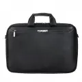 Сумка для ноутбука TORBER VOYAGE 15.6 дюйма, 43х29х5 см, чёрный, нейлон/микрофибра
