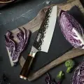 Нож кухонный NIHONTO Кирицуке, сталь AUS-8, длина лезвия 18см, двусторонняя заточка