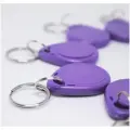 Ключ для домофона Proxy T5577 ( 100 шт фиолетовый ) перезаписываемый 125 кГц. Брелок заготовка прокси Em marine ( болванка пустышка бесконтактная )