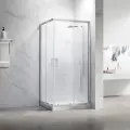 Душевой угол Veconi Rovigo RV-27CH, 1000х900х1900, хром, стекло прозрачное
