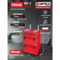 Набор ящиков для инструментов Qbrick System PRIME SET 2 RED Ultra HD Custom большой на колесах