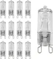 Капсульная галогенная лампа ЭРА 40W G9 прозрачная (комплект из 12 шт)