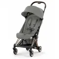 Коляска прогулочная Cybex Coya Rosegold Mirage Grey с дождевиком и бампером 522005603