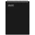Блокнот Attache Plastic А5, 80 листов черный 1 шт. клетка