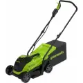 Газонокосилка аккумуляторная Greenworks GD24LM33, 24V, 33 см, бесщеточная, с 1хАКБ 4Ач и ЗУ, 2516107UB