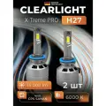 Светодиодные автолампы Clearlight X-treme PRO H27 90W 15000lm 6000K 2шт
