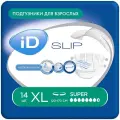 Подгузники для взрослых iD Slip Super, XL, 120-170 см, 1 уп. по 14 шт.
