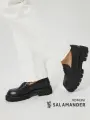 Лоферы Salamander, размер 40, черный матовый