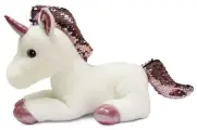 Игрушка мягконабивная Eдинорог с пайетками, 30 см, 181273B, розовая