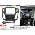 Переходная рамка 9 Android для FORD Focus 2011+ (с кнопками и платой / черный глянцевый) CARAV 22-1589