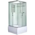 Душевая кабина, WELTWASSER Aller 901, прозрачное стекло, высокий поддон, 90х90 см, хром