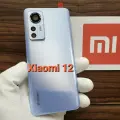 Крышка для Xiaomi 12 - оригинальная задняя стеклянная панель (Голубого цвета)