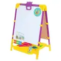 Мольберт детский Nika двусторонний Растущий (М2), сиреневый/желтый
