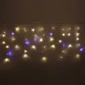 Гирлянда для улицы бахрома «Мерцание» ш5м* в40/60см 180 LED, IP-54, Т. белый/Белый (возм. соединения)