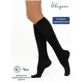 Гольфы ИНТЕКС Элеганс, противоварикозные, 2 класс, размер: S, черный
