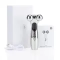 EMS Pulse Face Roller Massager Редуктор подбородка Микротоковая V-line Машина для подтяжки лица Вибрационный электрический массажер для лица Подтяжка, Roller Massager