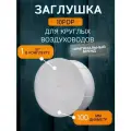 10PDP Заглушка для круглых воздуховодов ERA, D 100 мм, пластик (1шт)