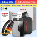 [Пожизненное бесплатное обновление] 2025 Новый KINGBOLEN Ediag Elite Full System Car Diagnostic Tools 15 Сброс Активный тест OBD-сканер работает с iOS и Android на русском языке, Ediag Elite cable, 1PC