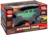 Радиоуправляемый внедорожник Play Smart Безумные гонки М1:20, зеленый