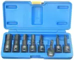 Набор головок-бит ударных, 1/2 inch, 8 пр: H5-H19, в кейсе FORSAGE арт. F-4087MPB