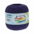 Пряжа ALPINA LENA 100% мерсеризованный хлопок 50 г 280 м №44 т. фиолетовый