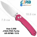 Нож CJRB J1925-PNK Pyrite