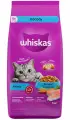 WHISKAS аппетитный обед для взрослых кошек c лососем с нежным паштетом (5 кг)