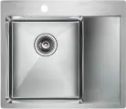 Мойка кухонная Paulmark Kroner 59F PM225951-BSL из нержавеющей стали