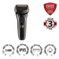 Электрическая бритва Polaris PMF 1013RC wet&dry 5D PROF 3+ / Электробритва, черный, серебряный