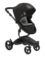 Коляска 2в1 Mima Xari Black на чёрном шасси с матрасиками London grey