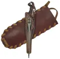 Варган Глазырина Бусидо с кожаным чехлом - музыкальный инструмент для начинающих и профессионалов, литьё