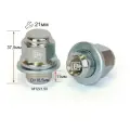 24 штуки Гайка колесная M12 x 1,5 х 37,5 хром, пресс-шайба, аналог Toyota, Mitsubishi, Jaguar MR455707, 90084-94001, 90942-01033, C2C35294