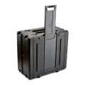 Кейс DG Case @RACK 6UW с выдвижной ручкой на колесах, черный