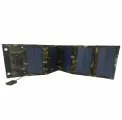 Солнечное зарядное устройство USB 15 Вт, 5 складных солнечных панелей, камуфляж