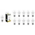 Лампа светодиодная Feron E27 10W 2700K Шар Матовая LB-92 25457 (10 шт.)