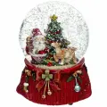 Снежный шар Санта (музыка), D 10 см, 11*11*15 см KSM-781514