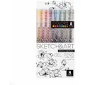 Набор гелевых ручек Bruno Visconti, Sketch&Art Uni Write.COLORS, 0.5 мм, 8 цветов, арт: 20-0306