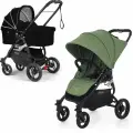 Коляска детская 2 в 1 Valco Baby Snap 4 , цвет Forest + люлька Black в комплекте