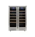 Винный шкаф встраиваемый, двухзонный на 42 бутылки Cellar Private CP042-2T