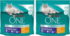 Сухой корм Purina ONE для стерилизованных/ кастрированных кошек и котов, живущих в домашних условиях с курицей и злаками 1.5 кг 2 шт