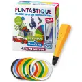 FUNTASTIQUE 3D-ручка Cleo + набор PLA-пластика 7 цветов ассорти FPN04W-PLA-7