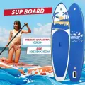 Сапборд FunWater SUPFR03F, противоскользящая накладка, синий, 335 см x 84 см