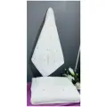 Maison Dor полотенце Love Micro белый/розовые сердечки 1 шт. 85*150