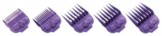 Набор магнитных насадок Andis Magnetic 5-Comb Set 66345, пластик, фиолетовый