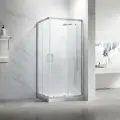 Душевой угол Veconi Rovigo RV-27CH, 1200х900х1900, хром, стекло прозрачное