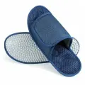 Массажные тапочки Релаксы, Velcro, темно-синие, р.46