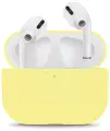 Силиконовый тонкий чехол для Apple AirPods Pro 2 / Защитный противоударный кейс для беспроводных наушников Эпл Аирподс Про 2 из гибкого силикона (Желтый)