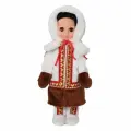 Кукла Весна Эля в костюме народов Севера 2, пластмассовая, 31 см, подвижные руки и ноги